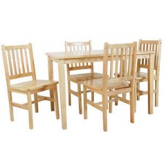 Canada Dining Set Table with 4 Chairs